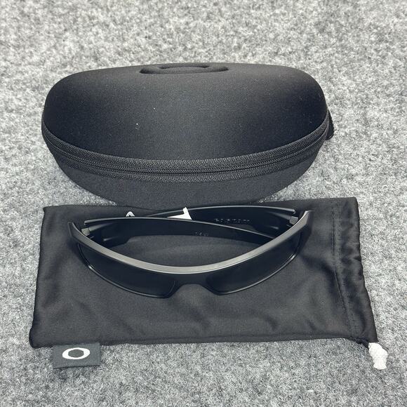 Oakley Gascan 009014 Matte Black Lens Athletic Sunglasses NEW! NWT! 324$ Retail! - Picture 2 of 10